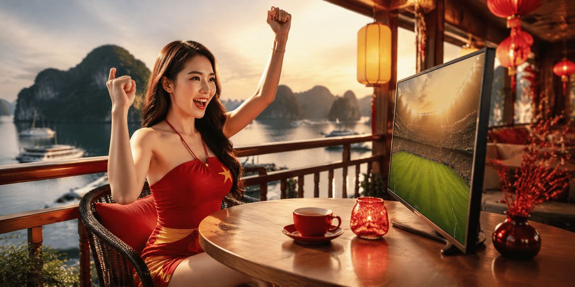 Người xem esports tại quán cà phê gần Hạ Long theo dõi kèo và lịch đấu
